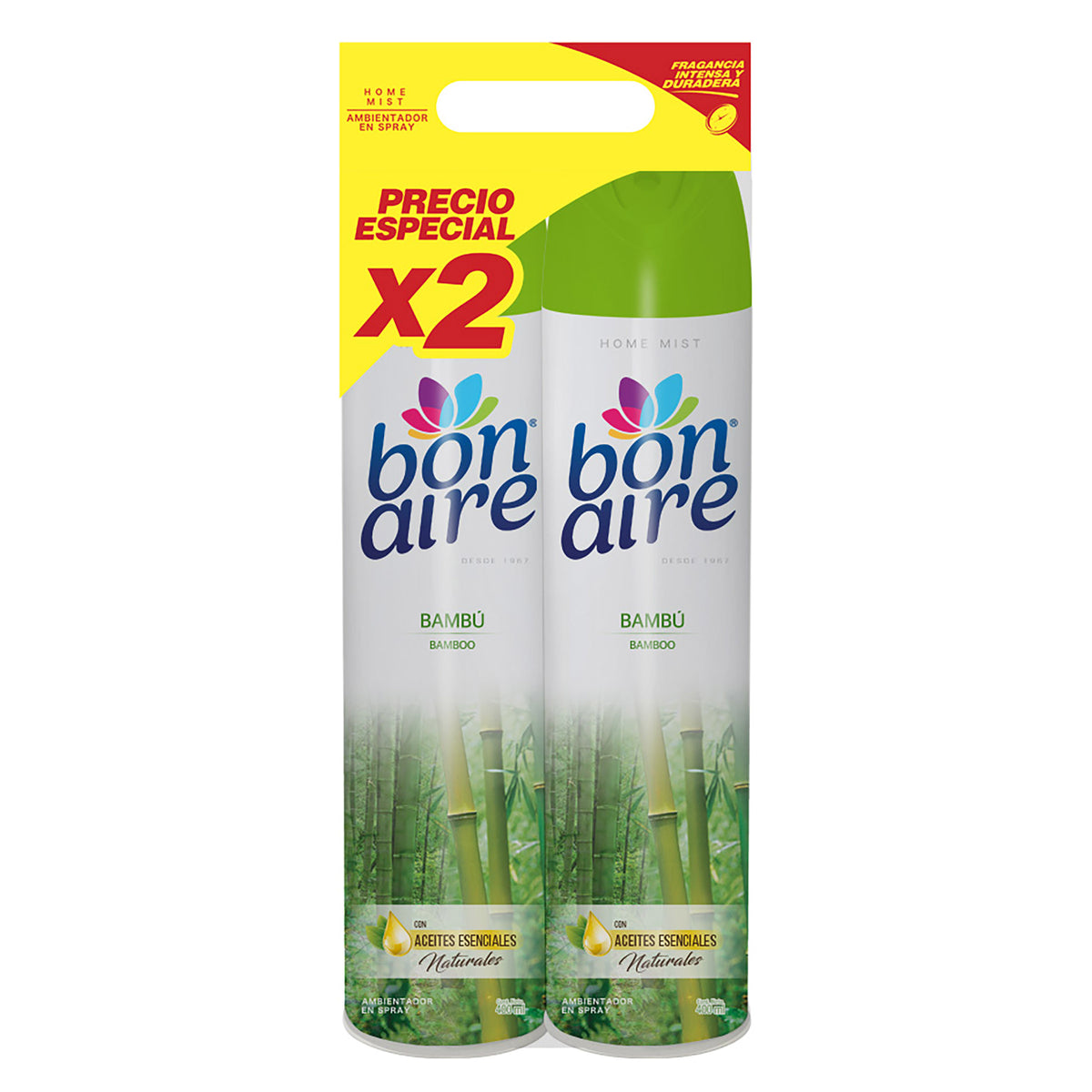 2 Ambient.bonaire Spray Bambu 400 ML P.e