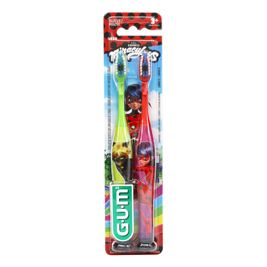 2 Cepillo Dental Gum Kids Miraculos