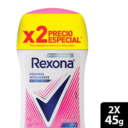 2 Dte Rexona Bar Deo Stick Ap Powder 45G