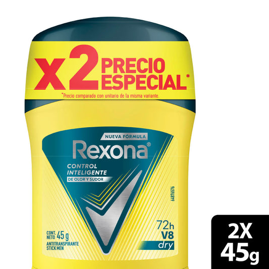 2 Dte Rexona Barra Deo Sti Ap V8 45G