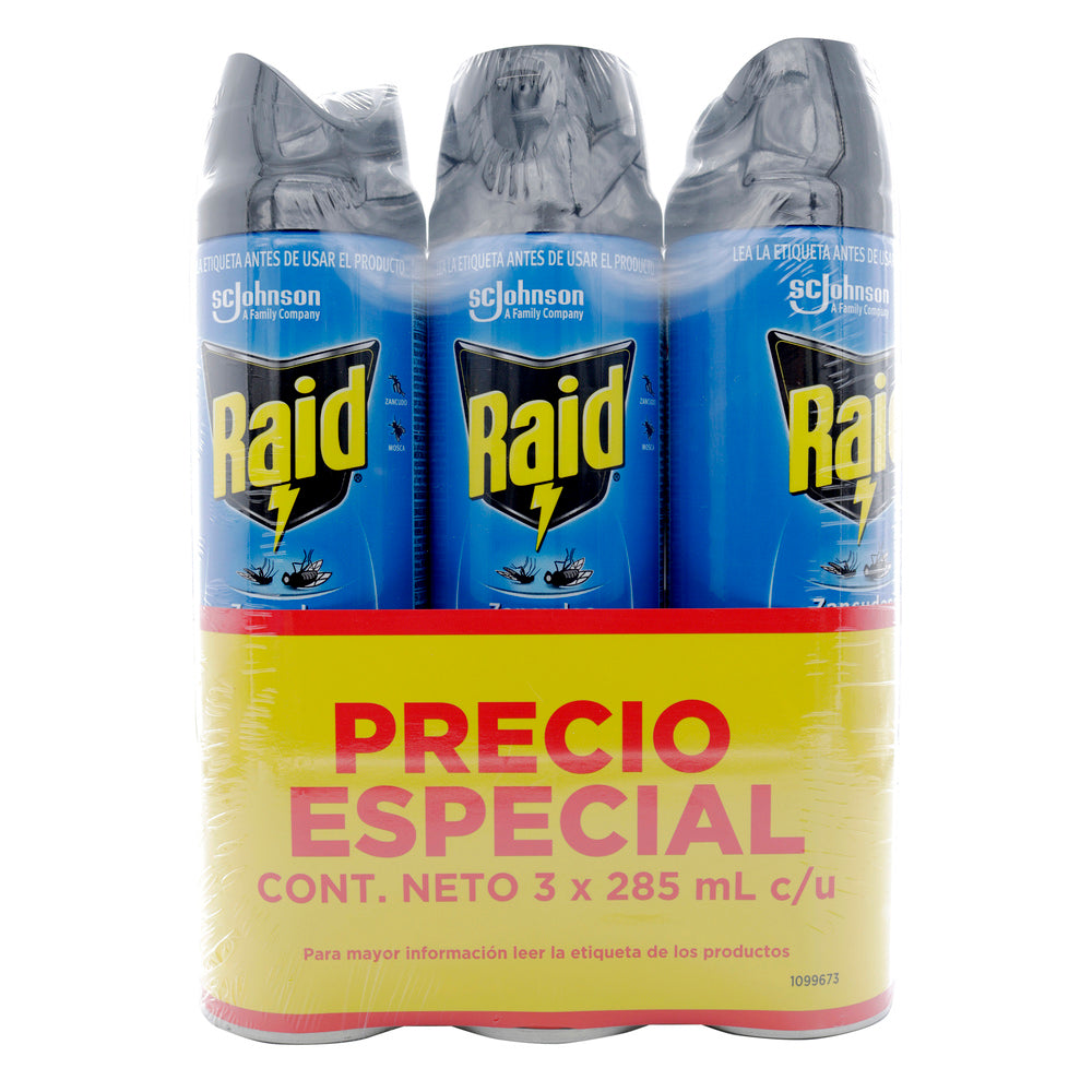 3 Raid Elimina Voladores 285 ML