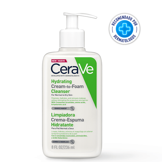 CeraVe Crema Espuma Limpiadora Hidratante 236ml