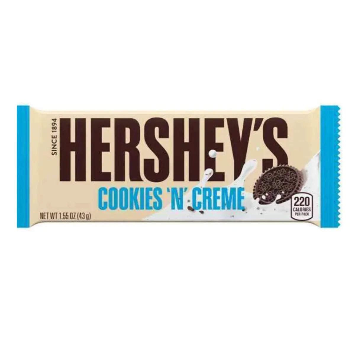 Chocolatina Hershey's Blanca 43 Gramos 12 Unidades