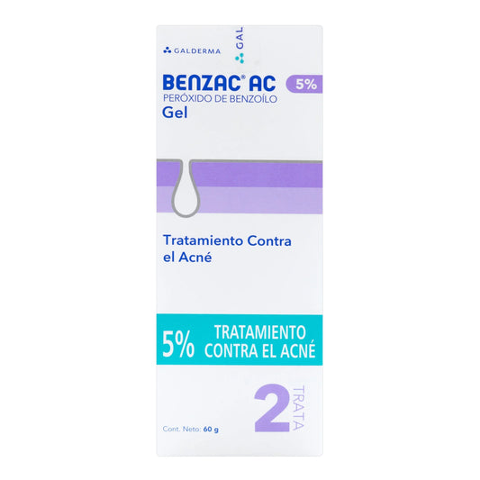Benzac Ac 5% 60 gr Gel(3%+) (pae)