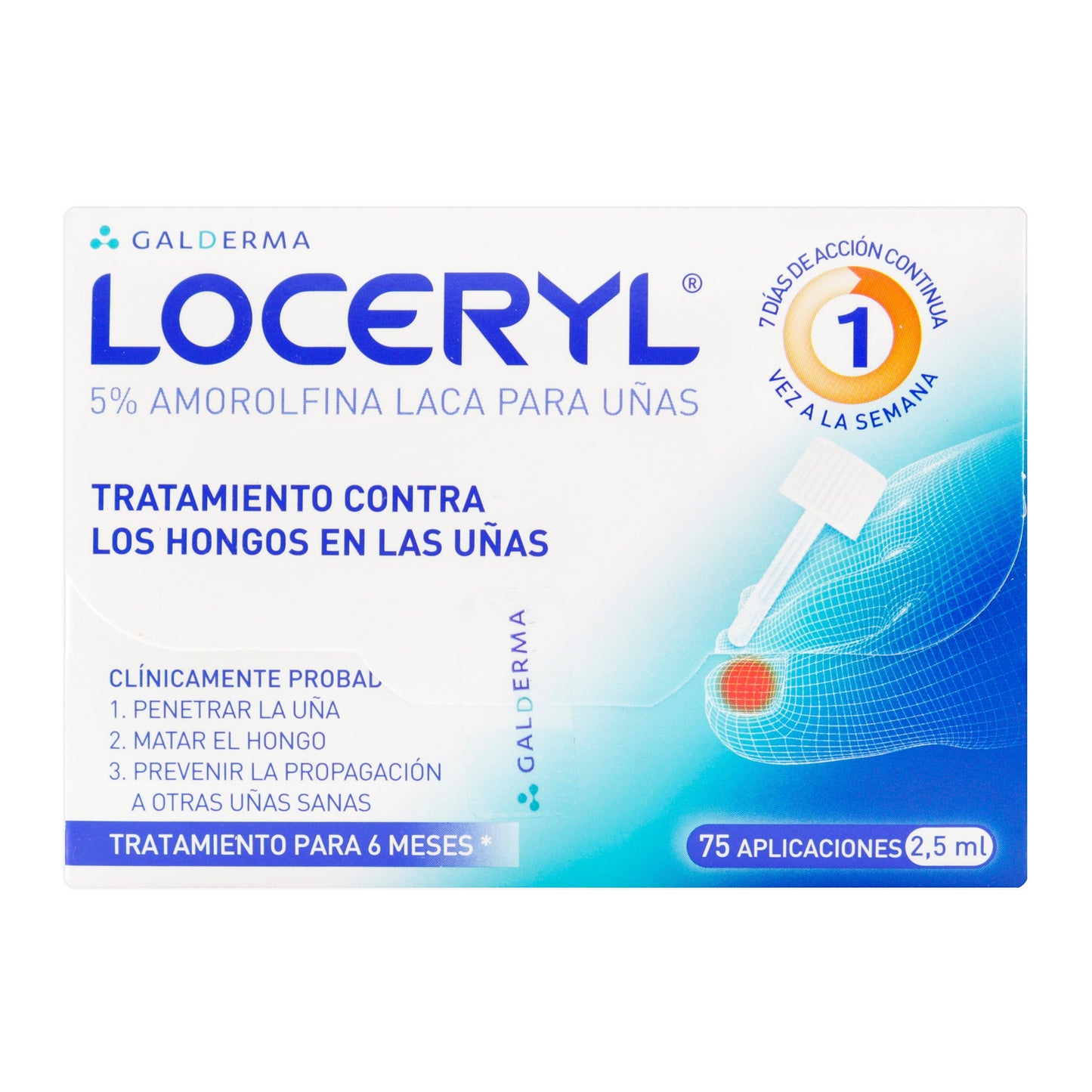 LociónERYL 5% Laca 2.5 ml(3%+)(PAE)