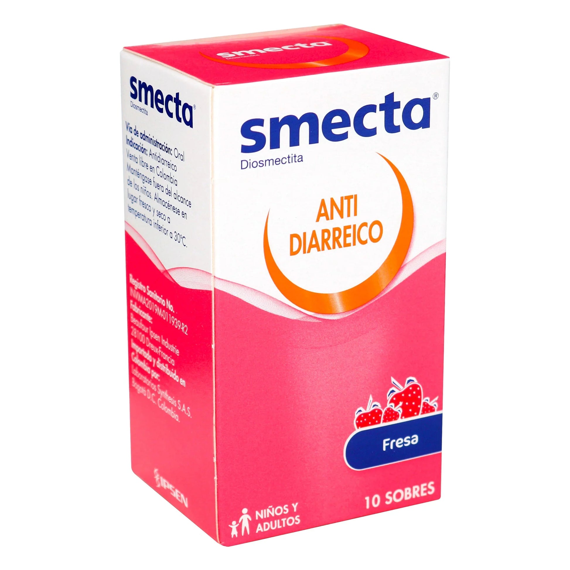 Smecta Fresa 3.76 gr 10 Sbs
