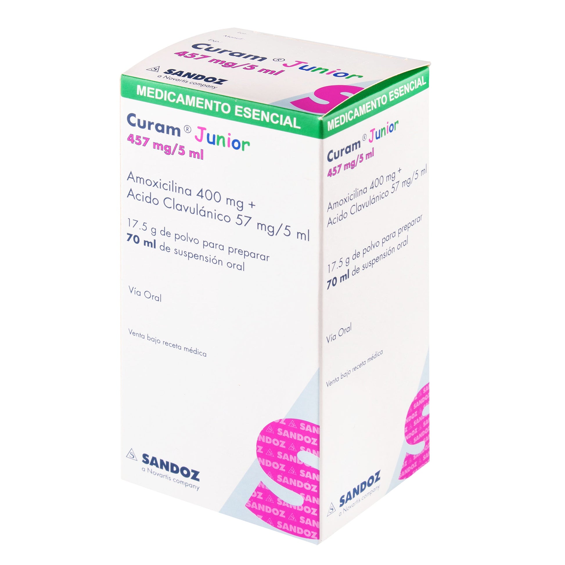 Curam Junior 457 mg Suspensión 70 ml(M)