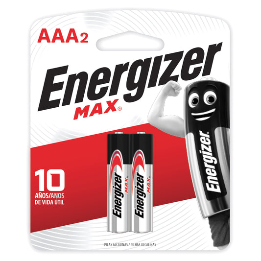 Pila Energizer Max Alkalina Aaa 2 Unidad