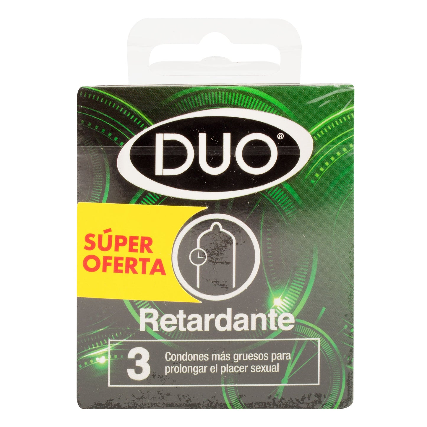 Preservativo.DUO RetardANTE 3 Uds S.o