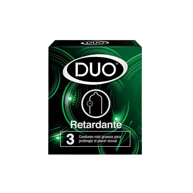 Preservativo.DUO RetardANTE 3 Uds