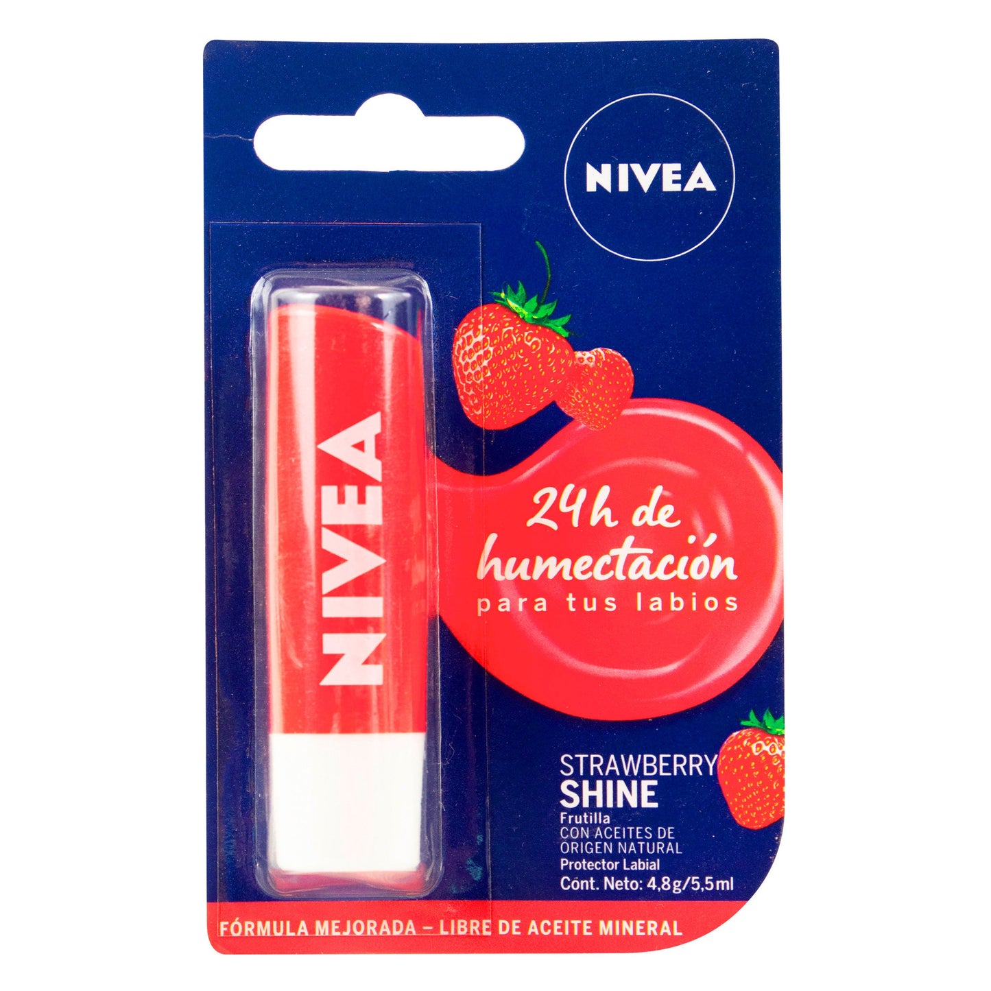 Protector labial Nivea Lip Care Fresa
