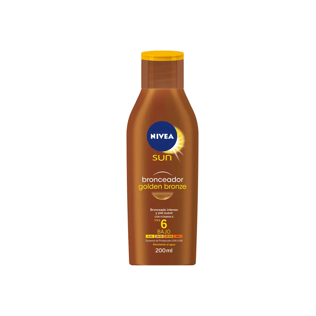 Bronc.nivea Sun gOLDEN Fps 6 200 ml