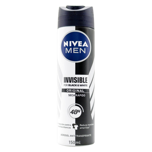 Desodorante nivea Spray Black & White 150 ml H
