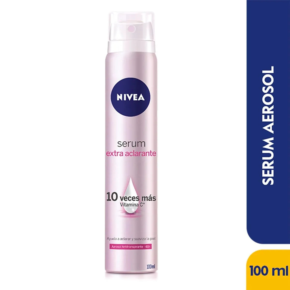 Desodorante Nivea Spray Sérum Extra Aclarado 100ML Femenino