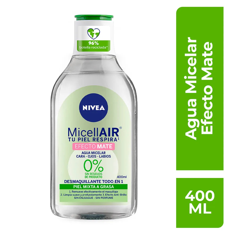 Ag.micelar Nivea Efecto Mate 400 ml