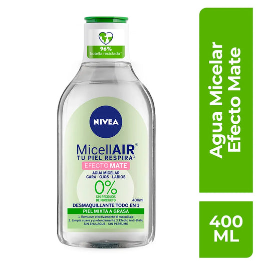 Ag.micelar Nivea Efecto Mate 400 ml
