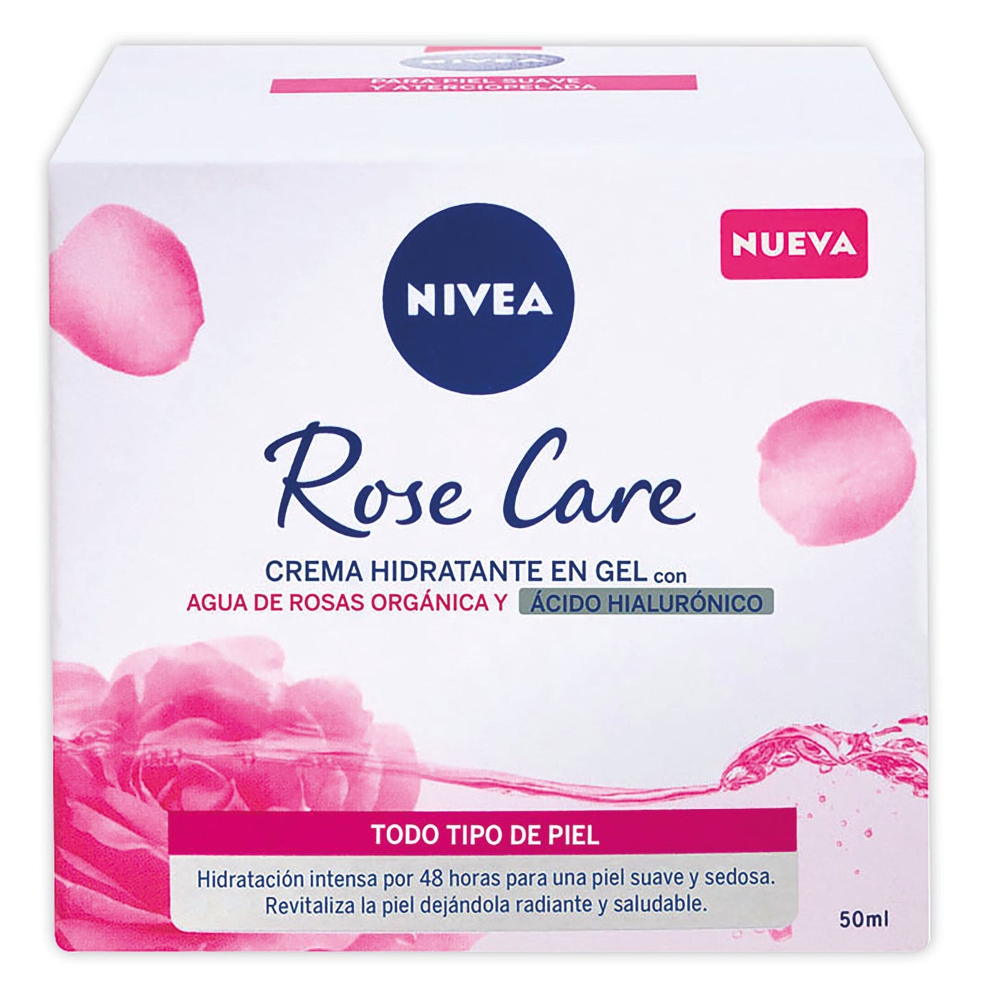 Nivea Agua De Rosas Crema Hidratante.50 ml