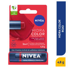 Labial Nivea Hidratante Colirio Rojo