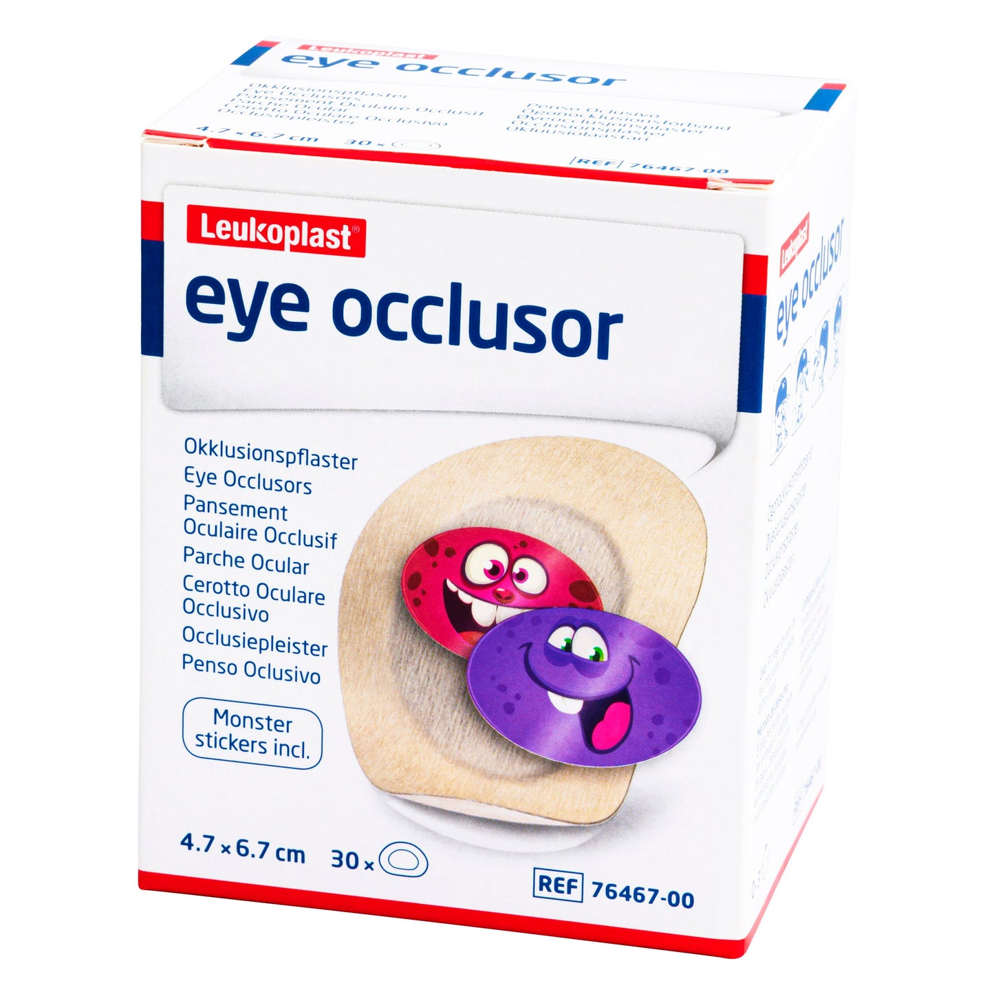 Parche Oclusor Leukoplast Junior 30 Uns