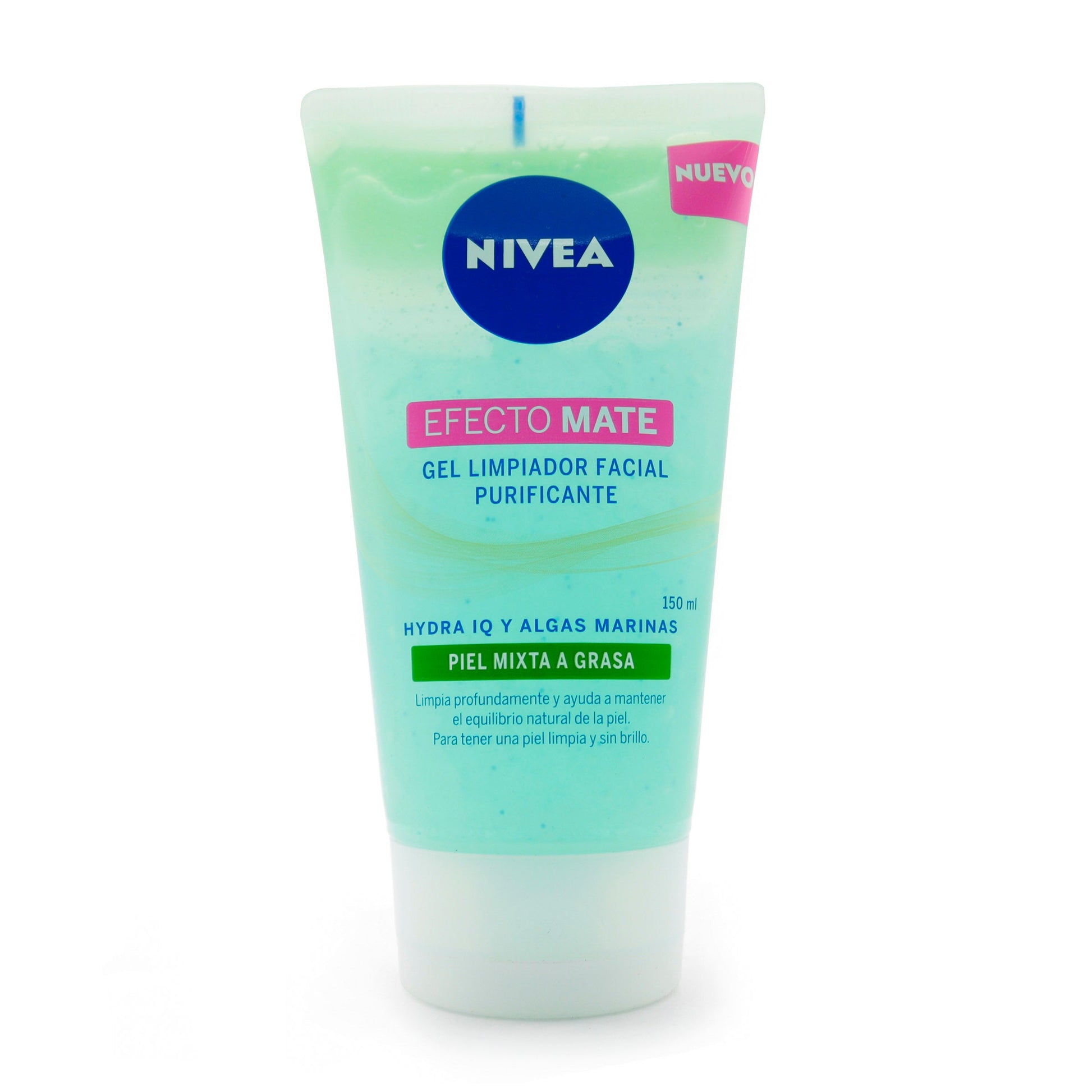 Gel Lim. Facial Nivea Efecto Mate 150 ml