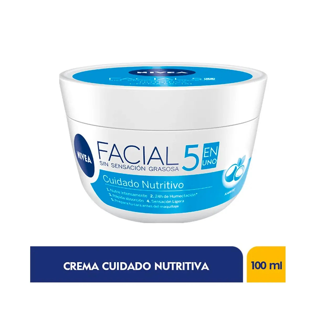 Crema Nivea Cuidado NutritivaIVO 100 ml