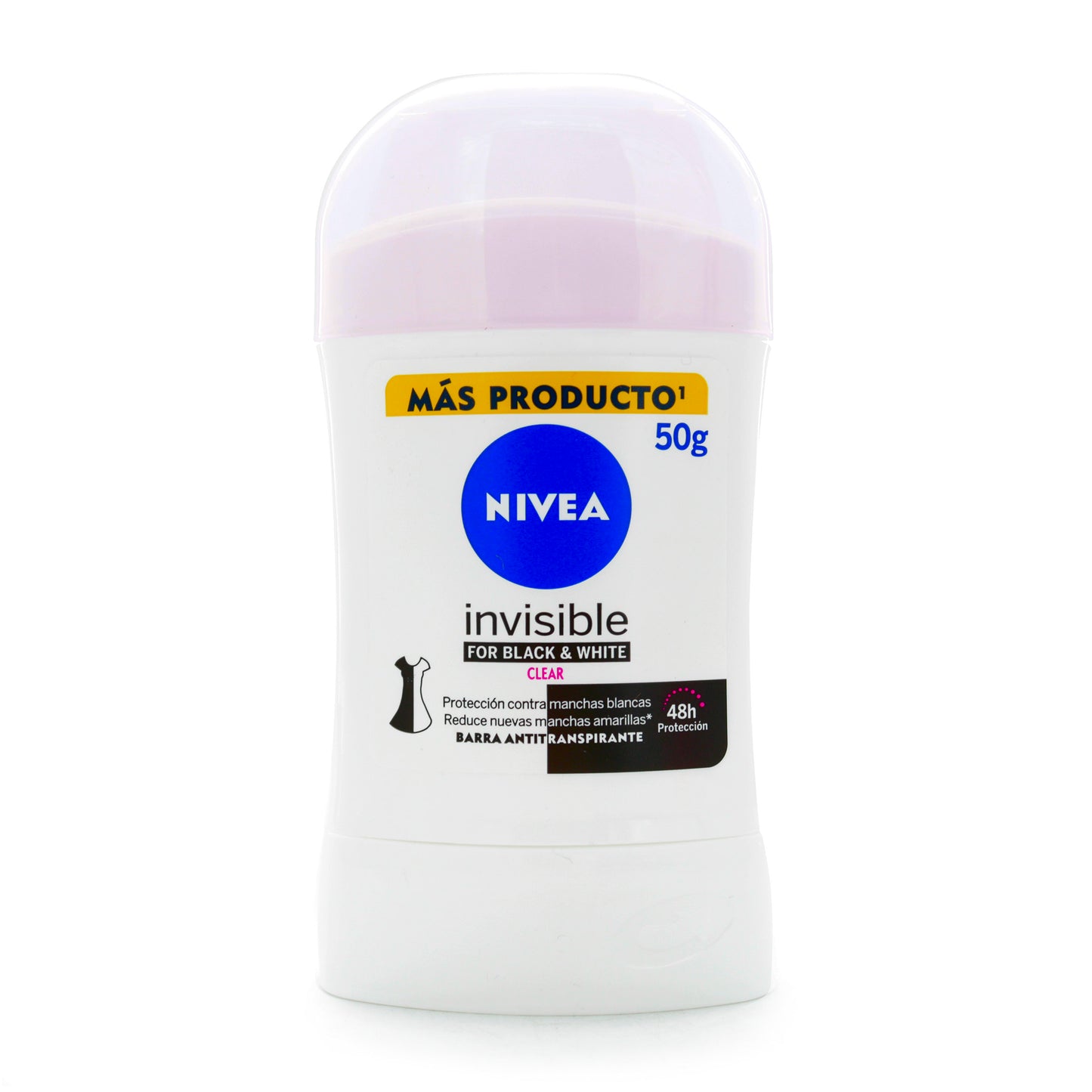 Desodorante Nivea Barra Invisible Black & White 50 Gramos