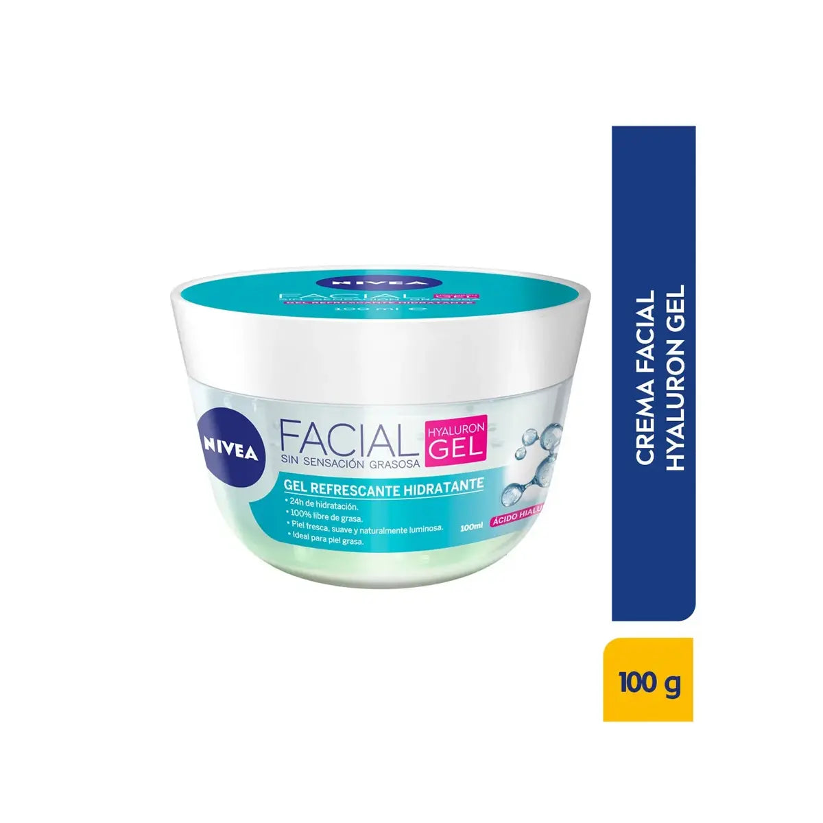 Gel Hid.nivea Cuid. Hyaluron Fresh 100ml