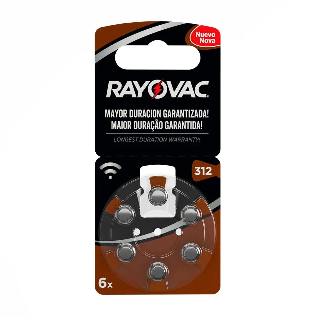 Pila Audicion Rayovac Tamano 312 X 6 Unidad