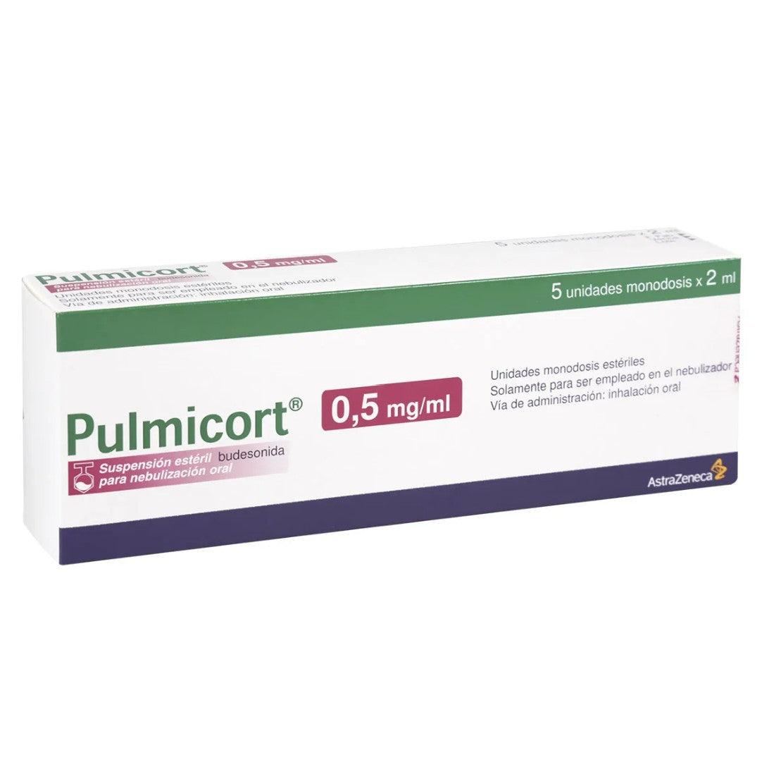 Pulmicort 0.5 mg/ML 5 Ampolla 2ml Suspensión.(PAE)