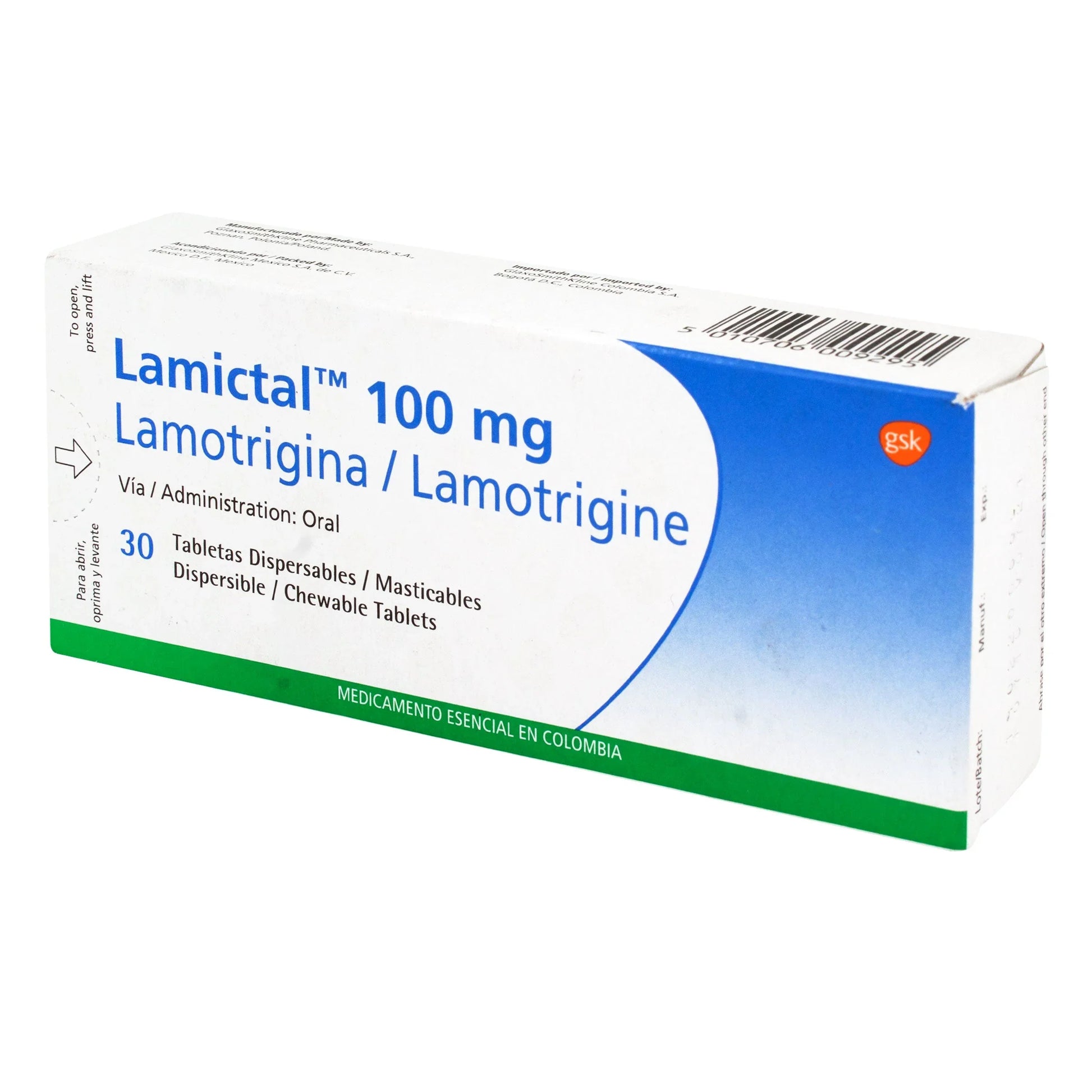 Lamictal Disp.100mg 30 Tbs(a)(m)43800
