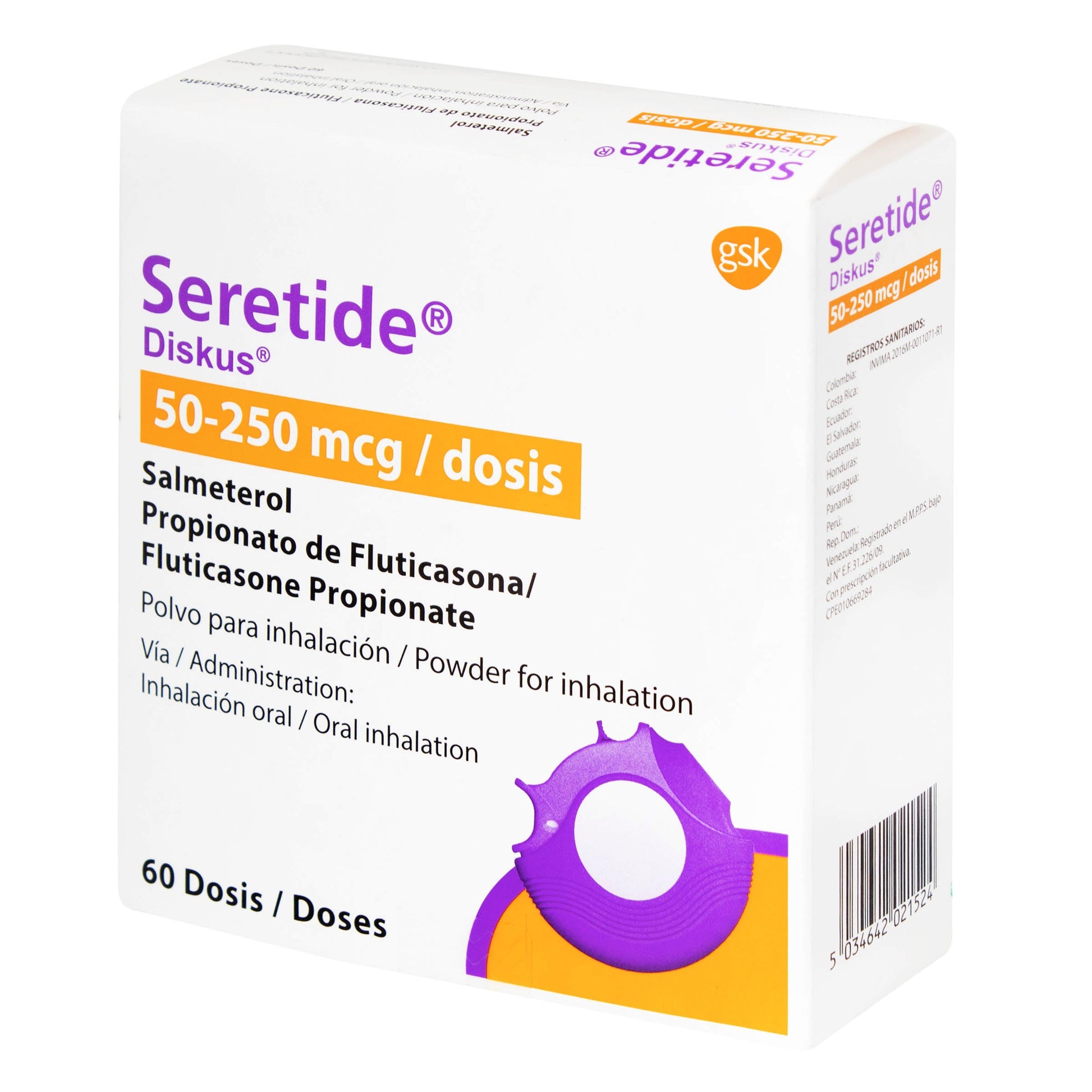 Seretide Diskus 50/250mcg 60 Dosis(m)(a)