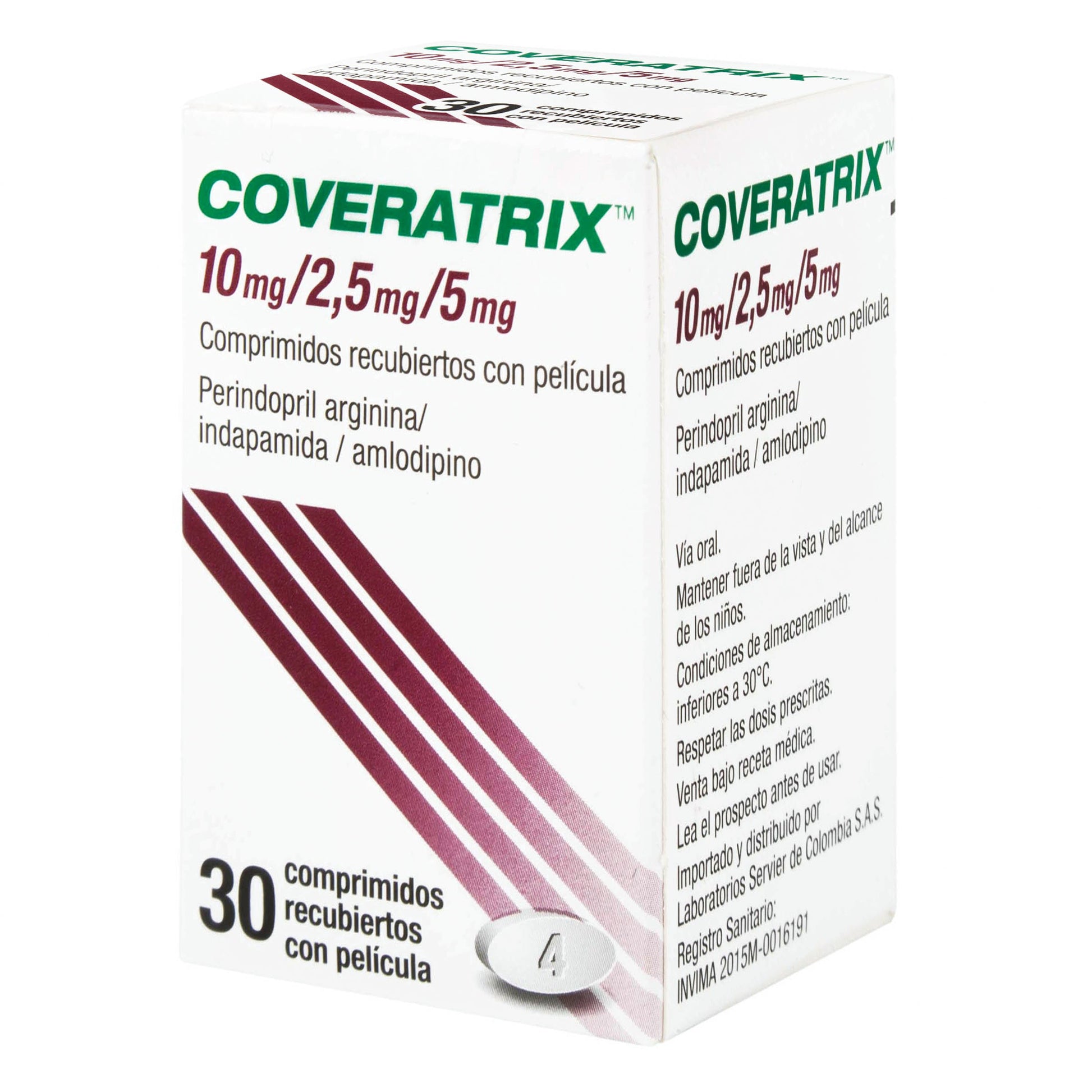 Coveratrix 10mg/2.5mg/5mg 30 Tabletas(A)