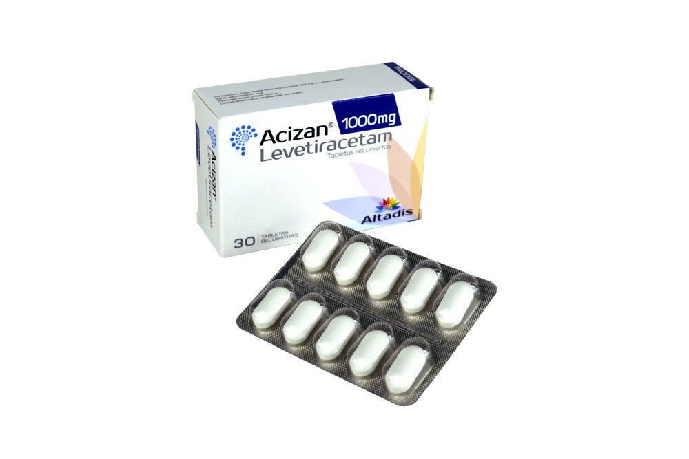 Acizan Levetiracetam 1000 mg X 30 Tableta