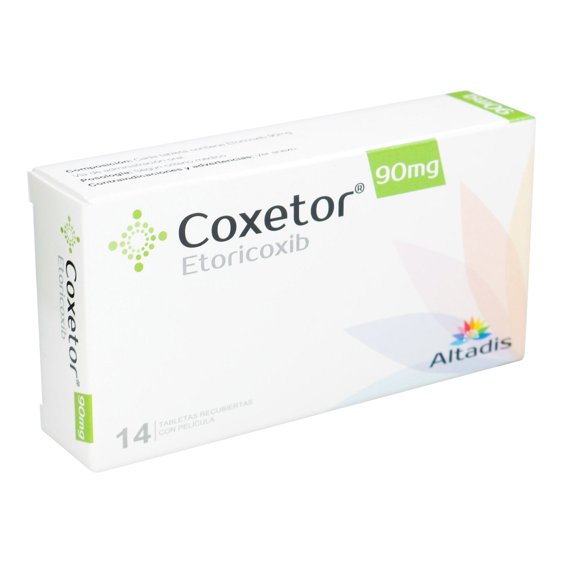 Coxetor 90 mg 14 Tabletas