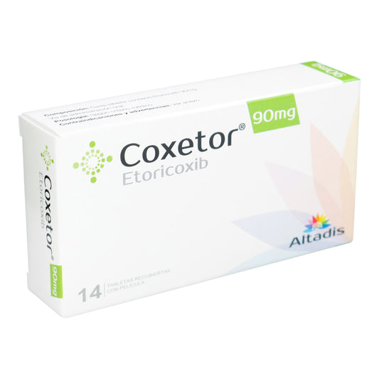 Coxetor 90 mg 14 Tabletas