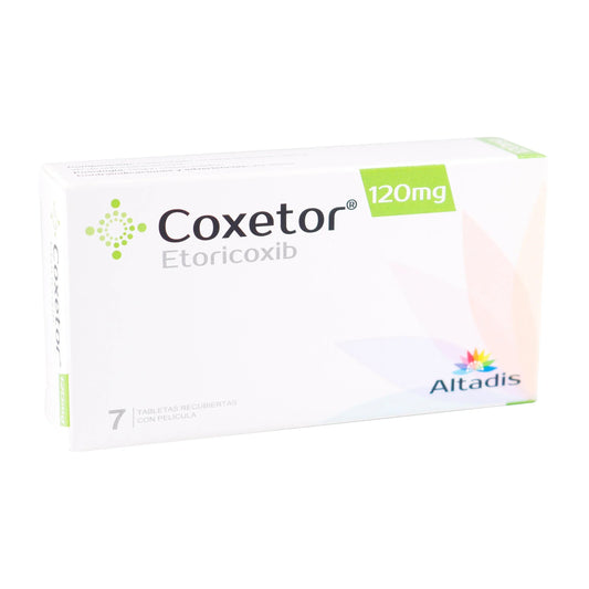 Coxetor 120 mg X 7 Tabletas