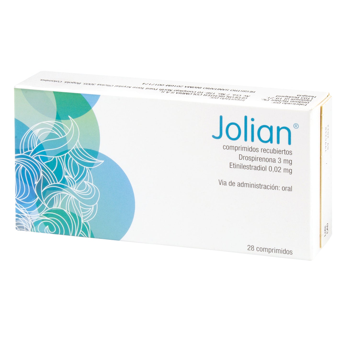 Jolian 3 mg 28 Tabletas