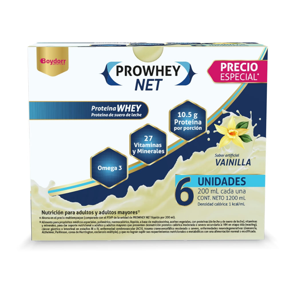6 Prowhey Net Liquido 200 ML P.e