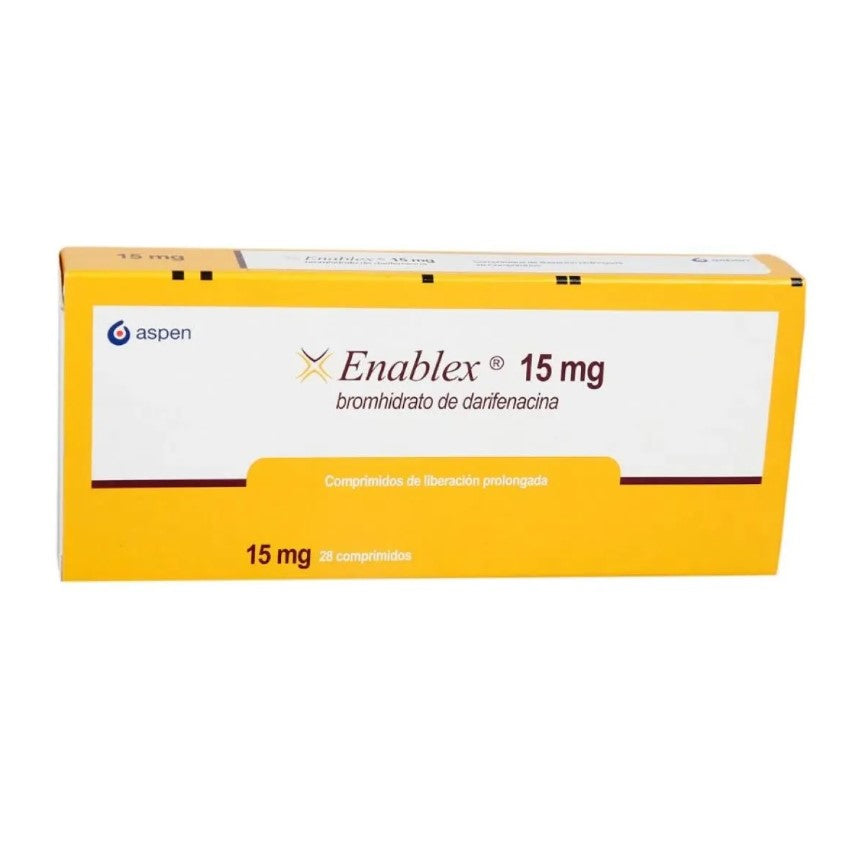 Enablex 15 mg 28 Tabletas