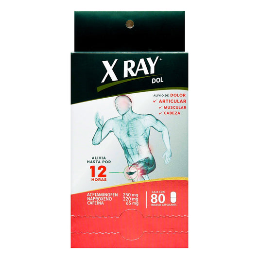 X Ray Dol Tabletas 80 Uds