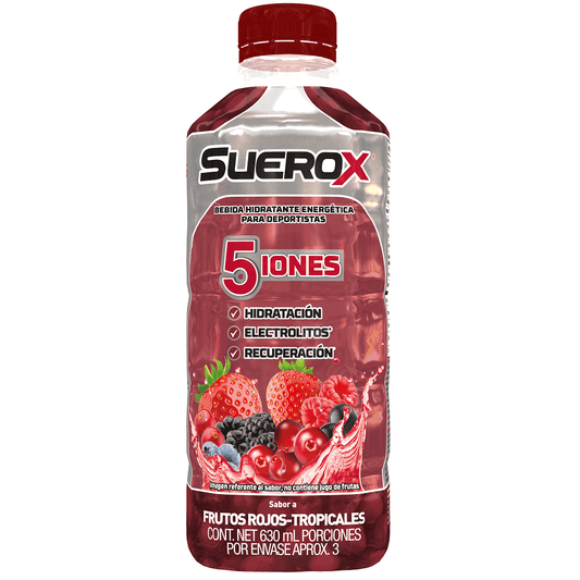 SueroX Beb.hid.ene.fru.rojos 630 ml (sf)