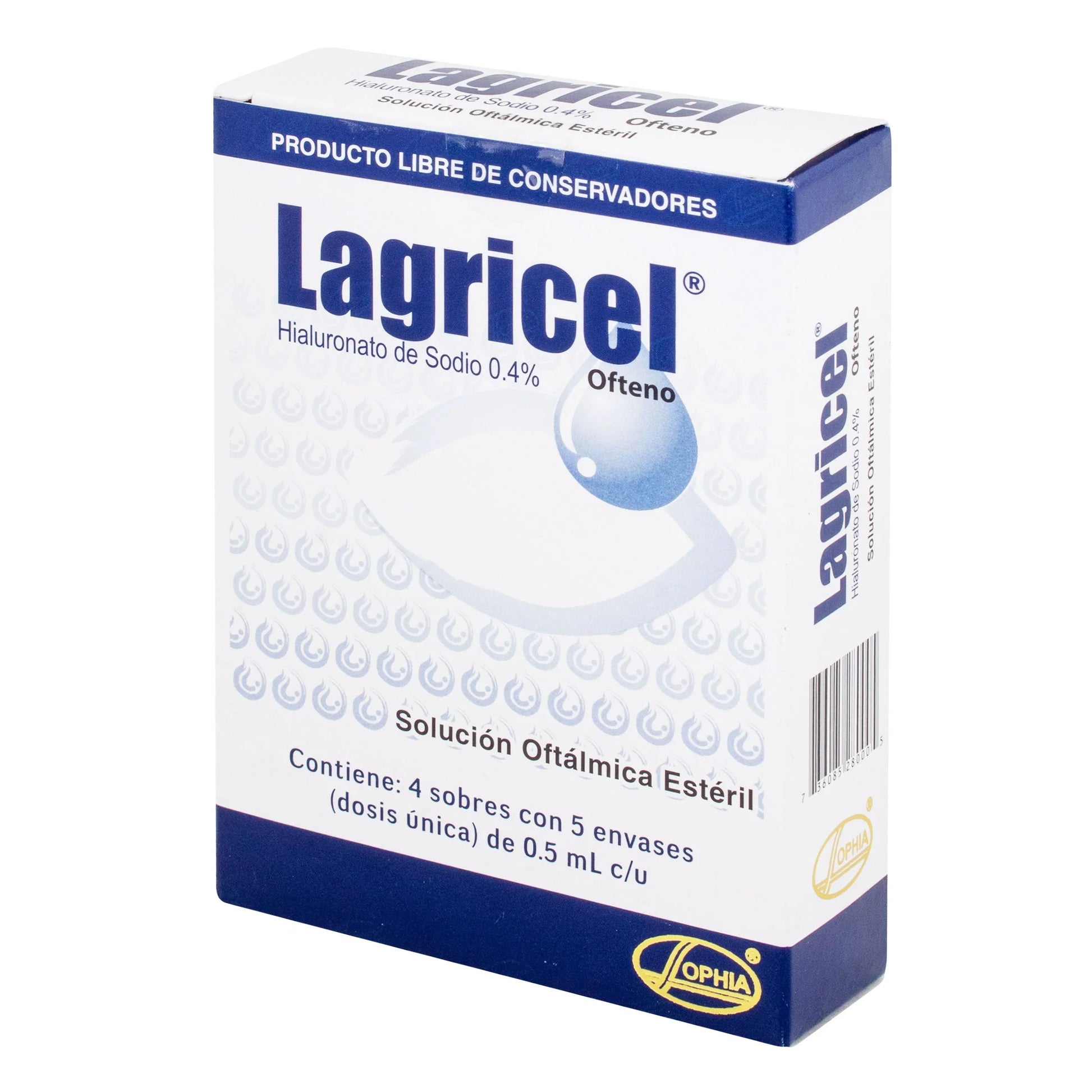 Lagricel Ofteno Solución Con 0.5 ml