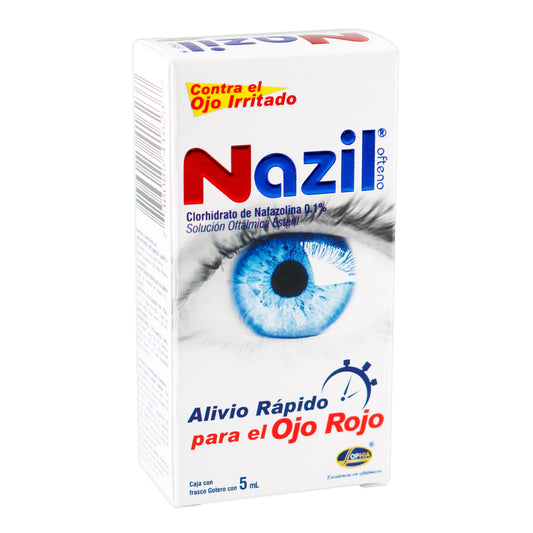 Nazil Ofteno (nafazolina Clor.1mg/ml)5ml