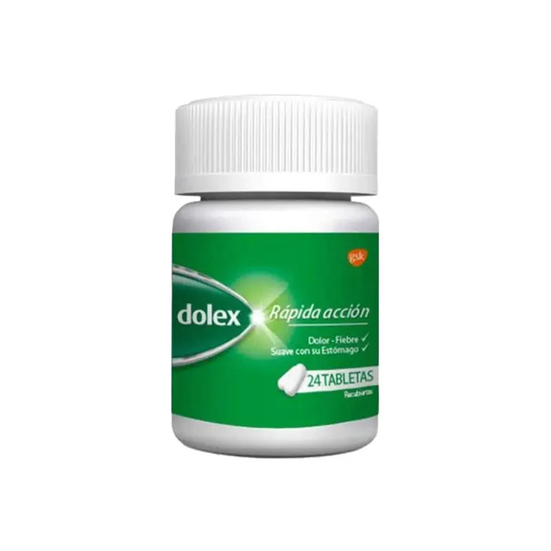 Dolex 500 mg 24 Tabletas Rapida Accion