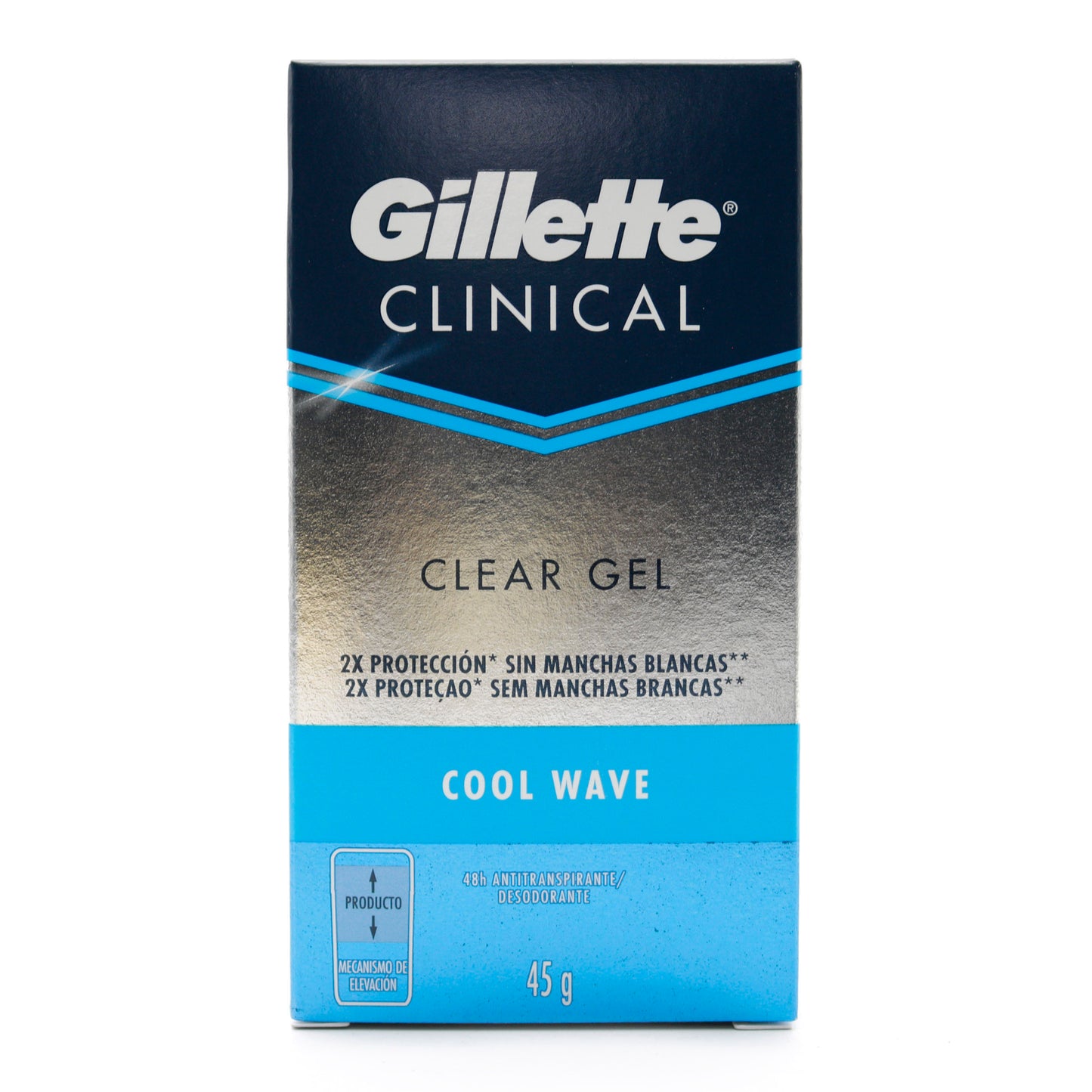 Desodorante Gillette Clinical Gel Cool Wave 45Gr