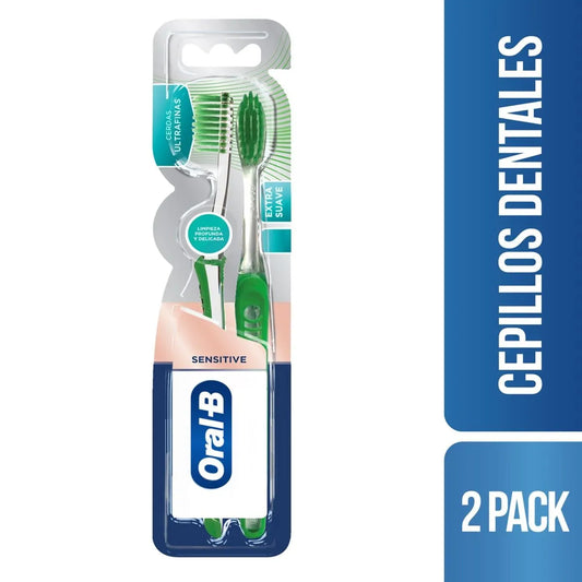Cepillo Oral-B Suave Ultrafino 2X1