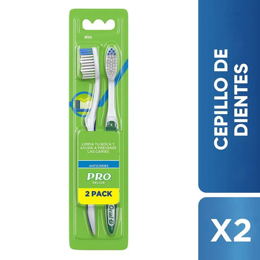 Cepillo Pro Deluxe X 2 Anticaries