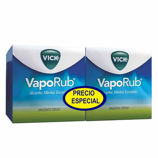 2 Vick Vaporub 50 Gramos P.e.