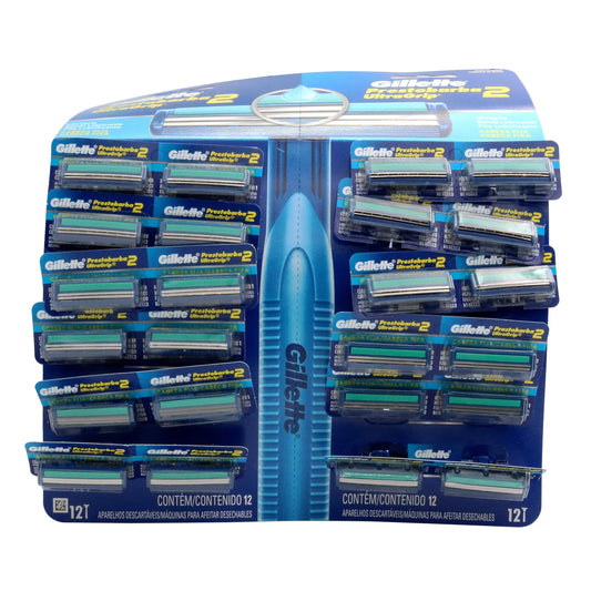 Maq.prestobarba mcgGRIP 24 Unidad Azul
