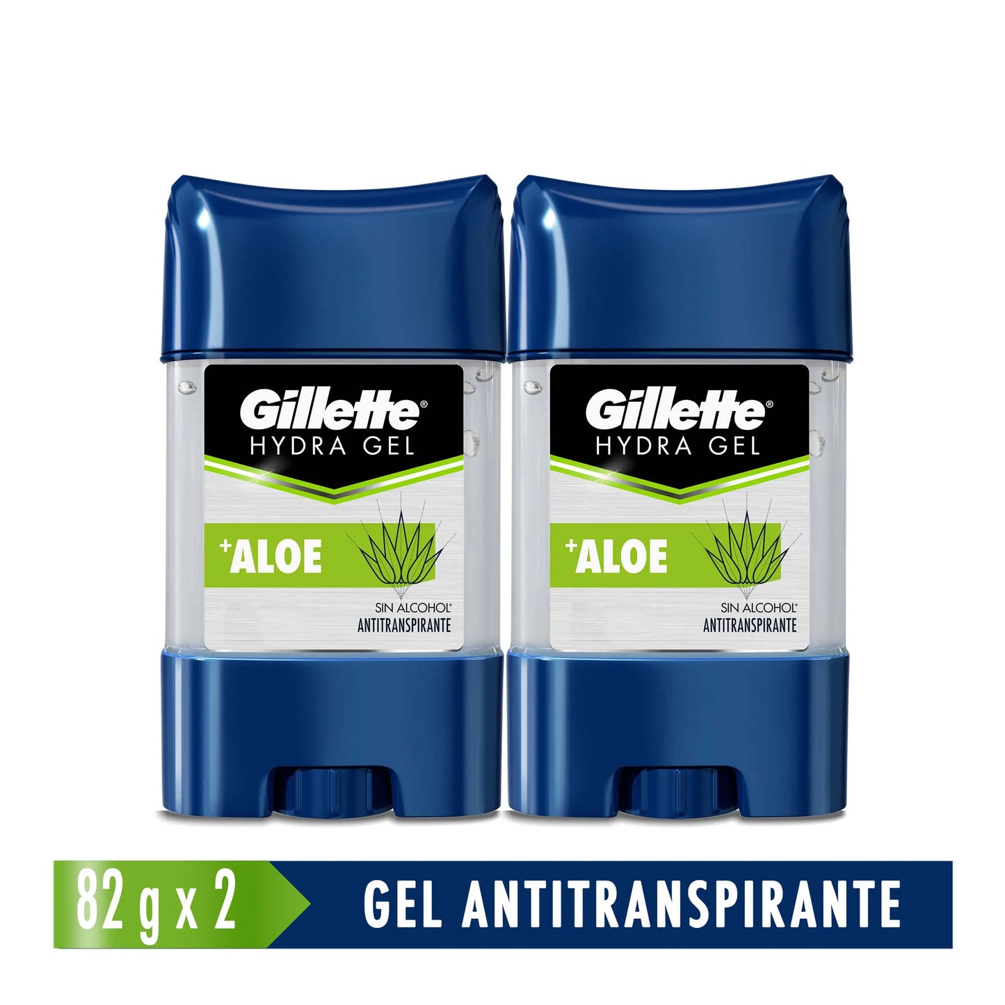 2 Desodorantes Hydra Gel Aloe Vera 82 Gramos